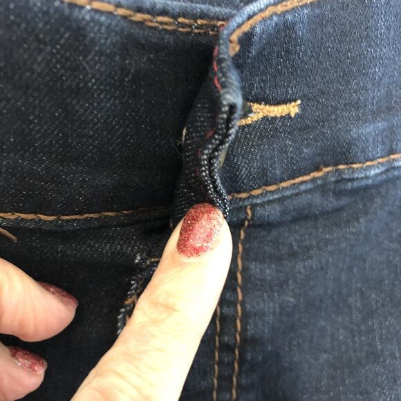 Lane Bryant Women's Dark Wash Pull-On Jeans Stretchy Jeggings Size 18 - Picture 3 of 7